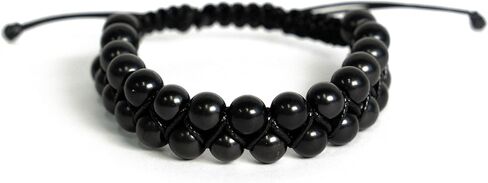 تراث Karelian Evil Evil Eye Triple Procelet Complete الطاقة السلبية مع Shungite و Hematite و Tiger Eye | مجوهرات الشفاء الكريستال للنساء الرجال BO131 in Kuwait