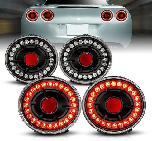 Amerilite L.E.D Leillights Black for Chevy Corvette/Covette Z06 - Side Raptenger and Driver in Saudi Arabia