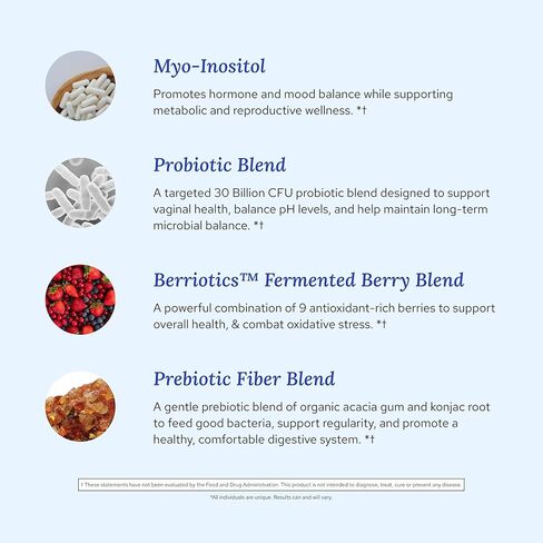 Gundry MD Women's Total Probiotic - Women's Probiotic for Vaginal Support & Digestive Health - 30 Capsules in Kuwait