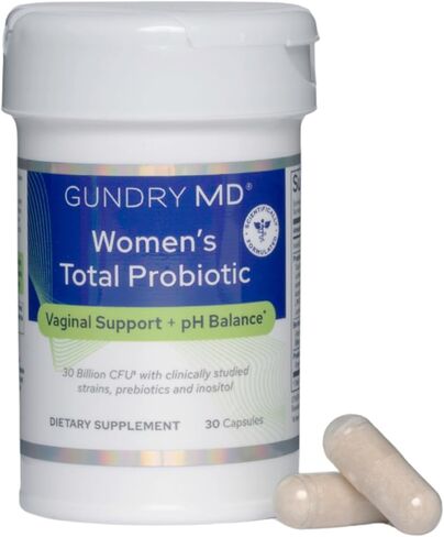Gundry MD Women's Total Probiotic - Women's Probiotic for Vaginal Support & Digestive Health - 30 Capsules in Kuwait