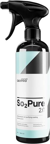 Carpro So2Pure 2.0 Eliminator - تحييد الروائح ، دخان السجائر ، العادم ، الرائحة الكيميائية أو المركبات العضوية المتطايرة ، حتى رائحة الحيوانات الأليفة من نسيج السيارة والبلاستيك ، استخدم على أي سطح ، في أي مكان - 500 مل (17 أوقية) in Saudi Arabia