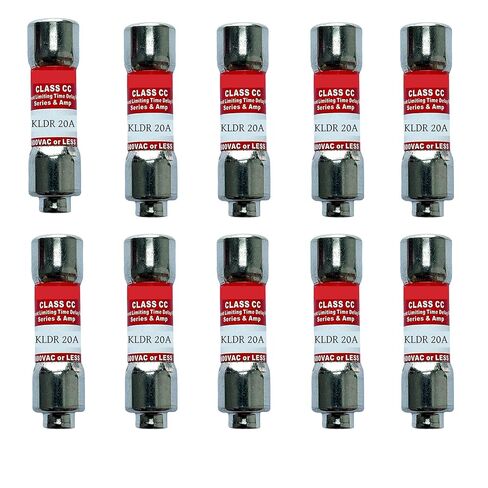 10 عبوات جديدة KLDR-20 KLDR-20A 600Vac صمام تأخير الوقت، KLDR 20A فئة CC خرطوشة الصمامات in Saudi Arabia