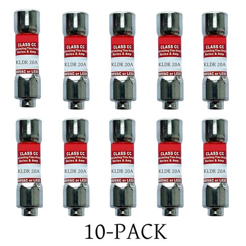 10 عبوات جديدة KLDR-20 KLDR-20A 600Vac صمام تأخير الوقت، KLDR 20A فئة CC خرطوشة الصمامات in Saudi Arabia