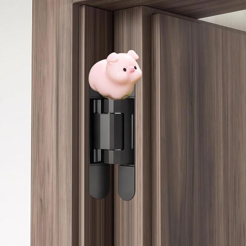 Cute Mini Creative Piglet Hinge Heads Decorative Topper Set 6PCS, Home Decoration,Magnetic Hinge Head Toppers Door Hinge in Saudi Arabia