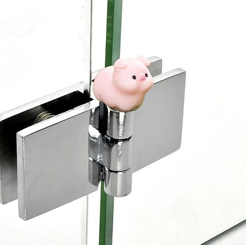 Cute Mini Creative Piglet Hinge Heads Decorative Topper Set 6PCS, Home Decoration,Magnetic Hinge Head Toppers Door Hinge in Saudi Arabia