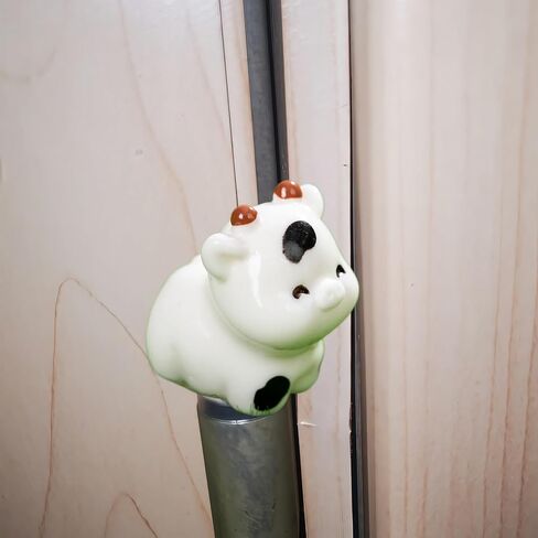 Cute Mini Creative Cow,Cattle Hinge Heads Decorative Topper Set 6PCS, Home Decoration,Magnetic Hinge Head Toppers Door Hinge in Saudi Arabia