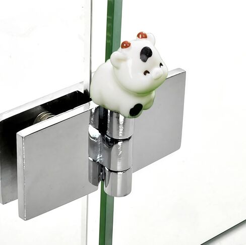 Cute Mini Creative Cow,Cattle Hinge Heads Decorative Topper Set 6PCS, Home Decoration,Magnetic Hinge Head Toppers Door Hinge in Saudi Arabia