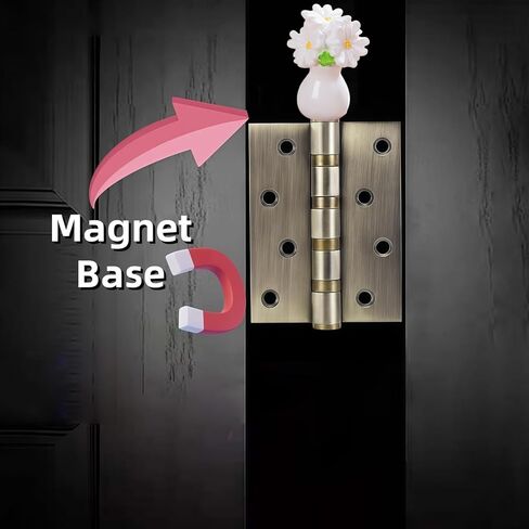Cute Mini Creative Hydrangea, Daisy, Flower Hinge Heads Decorative Topper Set 6PCS, Home Decoration,Magnetic Hinge Head Toppers Door Hinge in Saudi Arabia