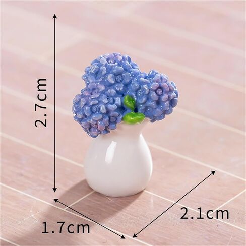 Cute Mini Creative Hydrangea, Daisy, Flower Hinge Heads Decorative Topper Set 6PCS, Home Decoration,Magnetic Hinge Head Toppers Door Hinge in Saudi Arabia