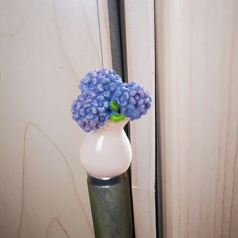 Cute Mini Creative Hydrangea, Daisy, Flower Hinge Heads Decorative Topper Set 6PCS, Home Decoration,Magnetic Hinge Head Toppers Door Hinge in Saudi Arabia