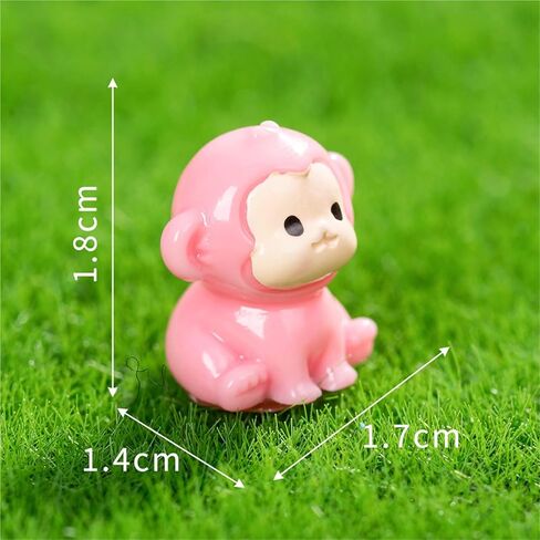 Cute Mini Creative Pink Little Monkey Hinge Heads Decorative Topper Set 6PCS, Home Decoration,Magnetic Hinge Head Toppers Door Hinge in Saudi Arabia