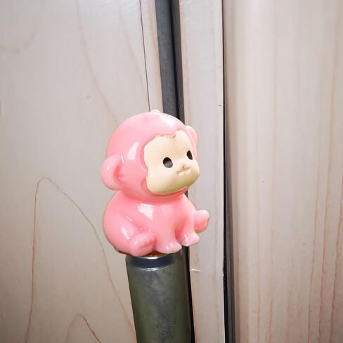 Cute Mini Creative Pink Little Monkey Hinge Heads Decorative Topper Set 6PCS, Home Decoration,Magnetic Hinge Head Toppers Door Hinge in Saudi Arabia