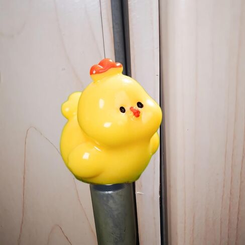 Cute Mini Creative Chick, Rooster Hinge Heads Decorative Topper Set 6PCS, Home Decoration,Magnetic Hinge Head Toppers Door Hinge in Saudi Arabia