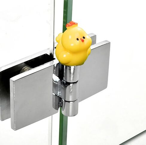 Cute Mini Creative Chick, Rooster Hinge Heads Decorative Topper Set 6PCS, Home Decoration,Magnetic Hinge Head Toppers Door Hinge in Saudi Arabia