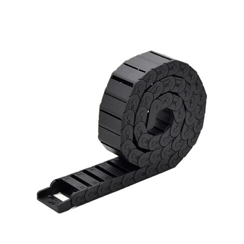 1meter Cable Chain Semi-Enclosed 15 * 20 30 40 50mm Wire Transmission Carrier Plastic Drag Towline for Printer Engraving(48mm,18x37mm) in Saudi Arabia