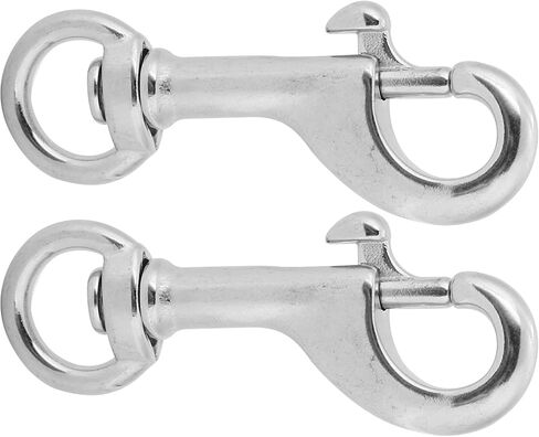 68mm Diving Snap Hook, 316 Stainless Steel Single Ended Eye Snap Hook for Leashes, Sports Equipment, and Diving Gear with Anti Rust Finish, Easy Operation in Saudi Arabia