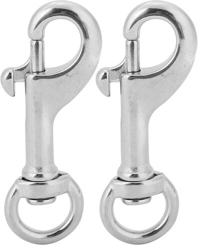 68mm Diving Snap Hook, 316 Stainless Steel Single Ended Eye Snap Hook for Leashes, Sports Equipment, and Diving Gear with Anti Rust Finish, Easy Operation in Saudi Arabia