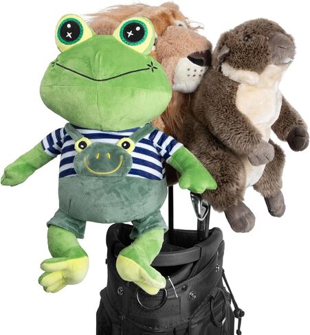 Animal Style Golf Driver Headcover, Green Frog Golf Club Head Covers for 1 Wood 460cc, 450cc fits for All Brand Gifts for Golfer in Saudi Arabia