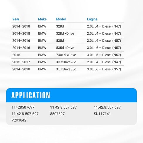 11428585235 الألومنيوم زيت المحرك برودة مبيت مرشح التدفق العالي ل 2014-2022 ميني كوبر كلوبمان كوبر كونتريمان 2014-2020 BMW i8 X1 X2 1.5L 2.0L 11428511391 11428590022 in Saudi Arabia