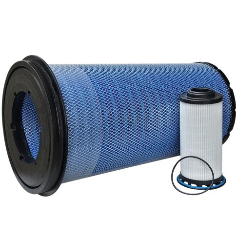 Filter Kit 02250168-053 Air Filter + 02250168-084 Oil Filter Compatible with Air Compressor, Fits for 4500P; 500PV; 5500; 5500V; 7500; 7500V; WS4508; WS5508; WS7508; SL-160 Compressor in Kuwait