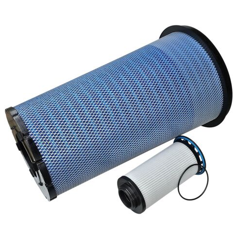Filter Kit 02250168-053 Air Filter + 02250168-084 Oil Filter Compatible with Air Compressor, Fits for 4500P; 500PV; 5500; 5500V; 7500; 7500V; WS4508; WS5508; WS7508; SL-160 Compressor in Kuwait
