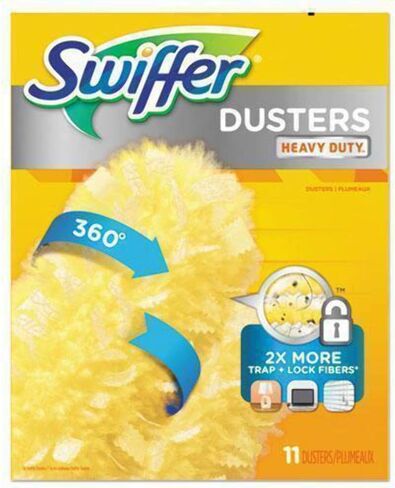 Swiffer 99035 Heavy Duty Dusters Refill, Dust Lock Fiber, 2-Inch X 6-Inch, Yellow, 33/Carton in Saudi Arabia