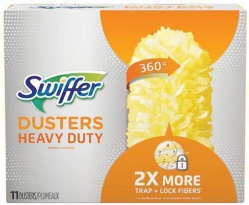 Swiffer 99035 Heavy Duty Dusters Refill, Dust Lock Fiber, 2-Inch X 6-Inch, Yellow, 33/Carton in Saudi Arabia