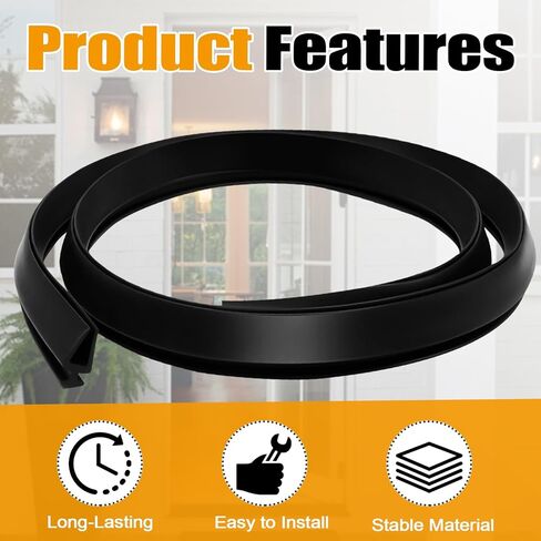 1 Pack Replacement Storm Door Sweep, Metal Vinyl Door Expander Sweep Assembly for Homeowners (Style 2) in Saudi Arabia