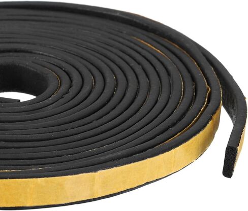 Weather Stripping 3/8" W x 1/8" T x 13ft L Adhesive Door Window Seal Strip Foam Seal Tape for Doors Window Insulation in Saudi Arabia