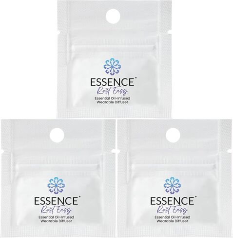Essence Nasal Diffuser Ring | Featured Blends Essential Oils | Aromatherapy Nose Ring | Personal Scent Clip for Travel, Work & Everyday Use | Made in USA | Rest Easy Blend | 3 Pack in Kuwait