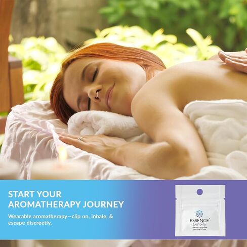 Essence Nasal Diffuser Ring | Featured Blends Essential Oils | Aromatherapy Nose Ring | Personal Scent Clip for Travel, Work & Everyday Use | Made in USA | Rest Easy Blend | 3 Pack in Kuwait