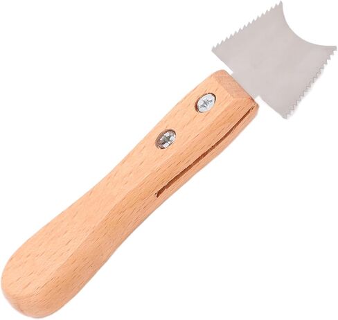 منشار فتحة الجيتار، أدوات سكين تنظيف فريت الجيتار المدمجة، سكين جيتار الزان مع شفرة حديدية، مكشطة منشار فتحة الجيتار M02835 لعازفي الجيتار، قطعة واحدة in Kuwait