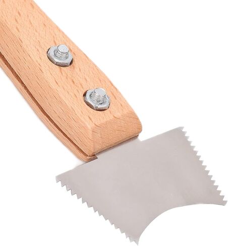 منشار فتحة الجيتار، أدوات سكين تنظيف فريت الجيتار المدمجة، سكين جيتار الزان مع شفرة حديدية، مكشطة منشار فتحة الجيتار M02835 لعازفي الجيتار، قطعة واحدة in Kuwait