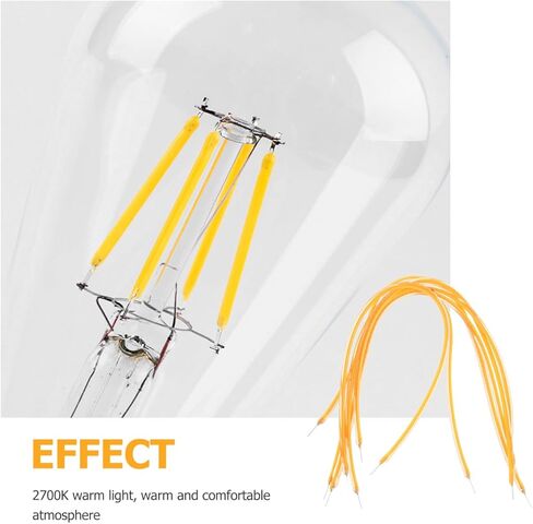 jojofuny 6 Pcs Flexible Led Filament Parts 5.7 Inch Soft Filament Bulb Accessories Replacement for Vintage Led Bulb Lighting in Bedroom and Living Room in Saudi Arabia