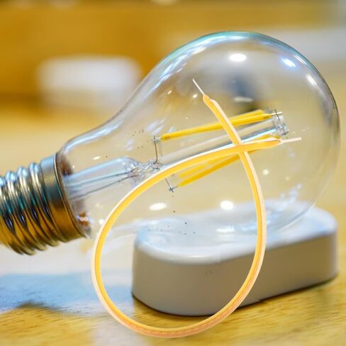 jojofuny 6 قطع أجزاء خيوط LED مرنة 5.7 بوصة ملحقات لمبة خيوط ناعمة بديلة لإضاءة لمبة LED عتيقة في غرفة النوم وغرفة المعيشة in Kuwait
