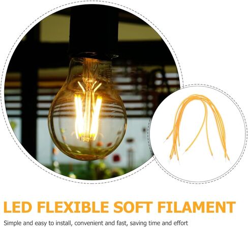 jojofuny 6 Pcs Flexible Led Filament Parts 5.7 Inch Soft Filament Bulb Accessories Replacement for Vintage Led Bulb Lighting in Bedroom and Living Room in Saudi Arabia