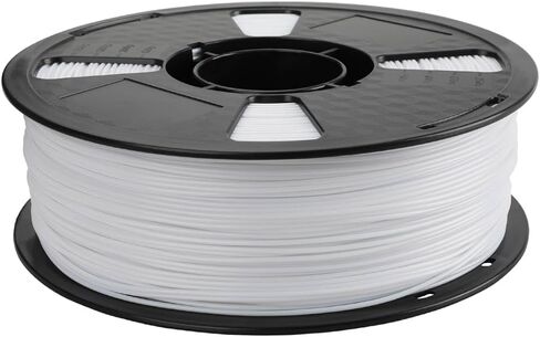 CC3D ASA خيوط 1 كجم 1.75 مم أبيض خيوط طابعة ثلاثية الأبعاد 2.2 رطل بكرة مواد طباعة ثلاثية الأبعاد مقاومة للأشعة فوق البنفسجية ASA بلاستيك أبيض اللون in Saudi Arabia