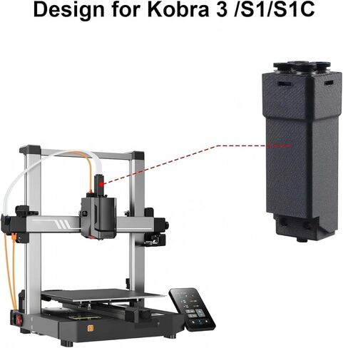 FYSETC 3D Printer Accessories Filament Hub: Realize 4 Colors Printing Replacement Assembled Adapter Kit Compatible with Anycubiic Kobra S1 Combo and Kobra 3 in Saudi Arabia