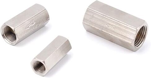 Brass 1/2" Female Thread Full Port One Way Air Check Valve CV-01/02/03/04 Gas Oil Water Pneumatic Valve(1/4",10Pcs) in Kuwait