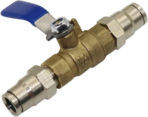 1 Set 3/8 ''قفل منزلق توصيل سريع صمام إغلاق نحاسي لنظام تبريد الضباب موصل خرطوم مياه الري في الحديقة in Kuwait