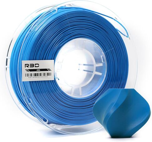 R3D ASA Filament 1.75mm, 1KG 3D Printer Filament, Heat & Weather Resistant, Dimensional Accuracy +/- 0.02 mm, Perfect for Outdoor Functional Parts, Compatible with AMS (Yellow) in Saudi Arabia