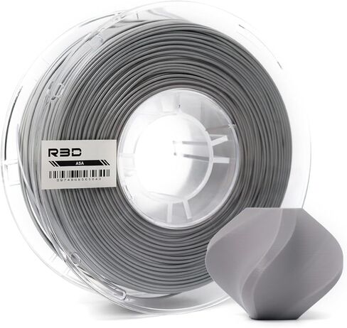 R3D ASA Filament 1.75mm, 1KG 3D Printer Filament, Heat & Weather Resistant, Dimensional Accuracy +/- 0.02 mm, Perfect for Outdoor Functional Parts, Compatible with AMS (Yellow) in Saudi Arabia