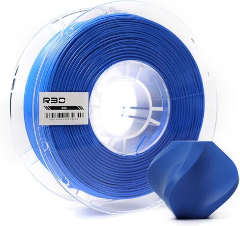 R3D ASA Filament 1.75mm, 1KG 3D Printer Filament, Heat & Weather Resistant, Dimensional Accuracy +/- 0.02 mm, Perfect for Outdoor Functional Parts, Compatible with AMS (Yellow) in Saudi Arabia
