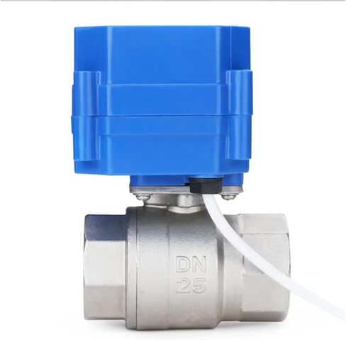 1PCS 3/4" Stainless Steel Ball Valve 9-24 V AC/DC, 2-Wire Automatic Return to Normally Closed(G_Other_CR04) in Kuwait