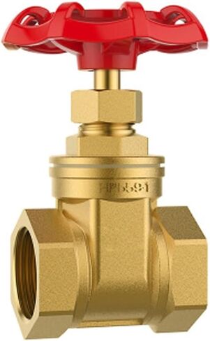 1-1/2" 2" Female Thread Brass Gate Valve DN15 DN20 DN25 DN32 DN40 DN50 with Steel Handwheel Full Port(1-1/4") in Kuwait
