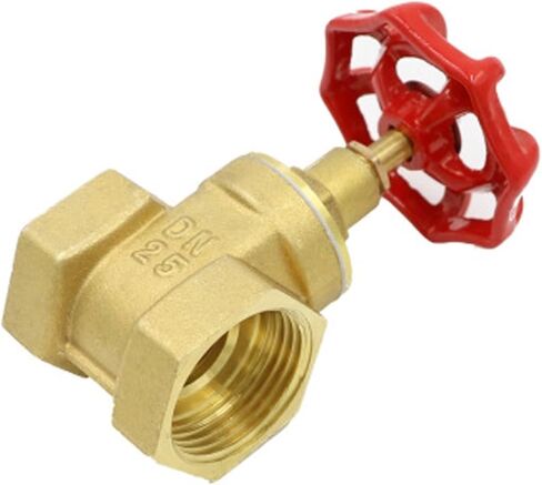 1-1/2" 2" Female Thread Brass Gate Valve DN15 DN20 DN25 DN32 DN40 DN50 with Steel Handwheel Full Port(1-1/4") in Kuwait