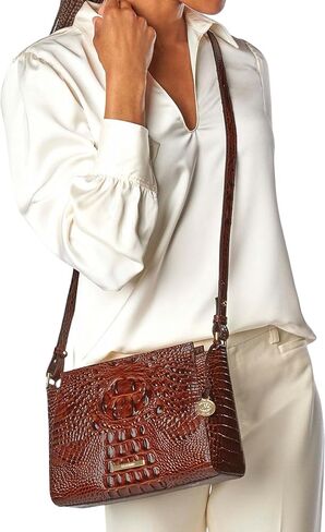 BRAHMIN Women's Hillary Genuine Leather Crossbody Shoulder Bag in Saudi Arabia
