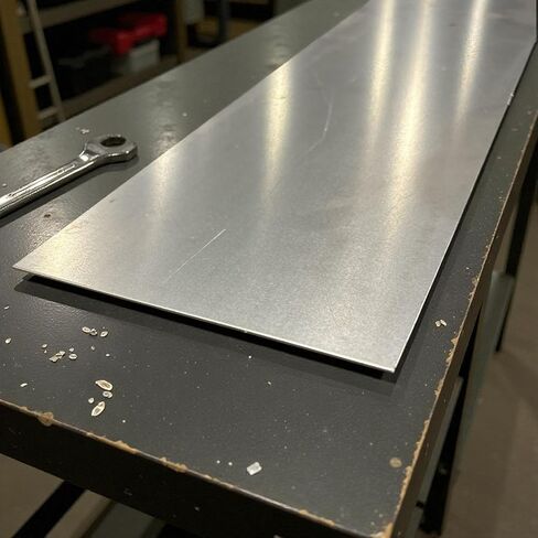 0.078" x 5" x 19" CP Grade 1 Titanium Sheet Annealed Durable Titanium Material Industrial Projects Custom Fabrication Precision Machining Mechanical DIY Metalwork in Saudi Arabia