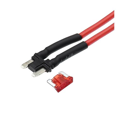 Car Simple Fuse Plug 12V 24V Standard Mini Micro 2 Fuse Box Electrical Outlet Lossless Modification line(Mini,2PCS) in Saudi Arabia