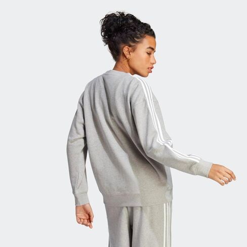 adidas womens Essentials 3-stripes French Terry Sweatshirt in Saudi Arabia